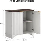 Mobile contenitore con ante scorrevoli nere/rovere/bianche – Credenza a 2 ante per cucina e sala da pranzo