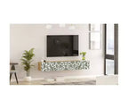 Mobile TV sospeso Pine & Green – Stampa UV, Adatto per TV fino a 70"
