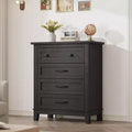 34.8 Tall Vertical 4 Drawer Dresser with Large Storage for Bedroom