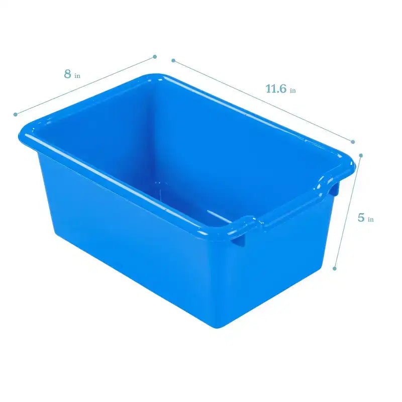 Mobiletto contenitore a 25 scomparti con cassetti estraibili, 5×5 – Blu / Trasparente / Contemporaneo / Tonalità terra