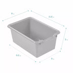 Mobiletto contenitore a 25 scomparti con cassetti estraibili, 5×5 – Blu / Trasparente / Contemporaneo / Tonalità terra