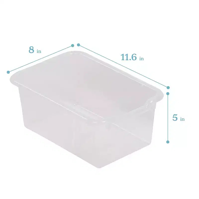 Armadietto da asilo per cappotti a 5 scomparti, assortito/blu/trasparente/contemporaneo/toni della terra, con scomparti anteriori a paletta
