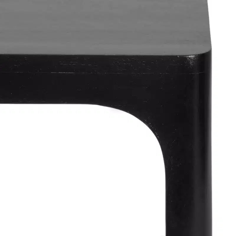 Tavolino fluttuante da parete nero/naturale, 1 pezzo