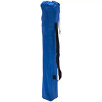 Tavolo da vino portatile pieghevole da esterno blu/rosso con portabicchieri – 4 posti