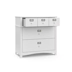 Cassettiera a 3 cassetti espresso/bianco – legno, anti-ribaltamento, dai 2 anni in su, montaggio per 1 persona