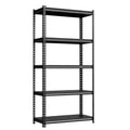 5-Tier Heavy Duty Steel Garage Shelving Unit - Adjustable Metal Storage Rack for Pantry, Kitchen, and Basement - 3850 lbs Total Capacity