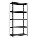 5-Tier Heavy Duty Steel Garage Shelving Unit - Adjustable Metal Storage Rack for Pantry, Kitchen, and Basement - 3850 lbs Total Capacity