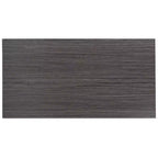 Scrivania industriale monoposto, 47", piano in mogano/acero/grigio rustico/noce, struttura nera/bianca