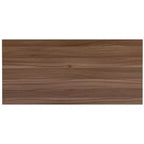 Scrivania industriale monoposto, 47", piano in mogano/acero/grigio rustico/noce, struttura nera/bianca